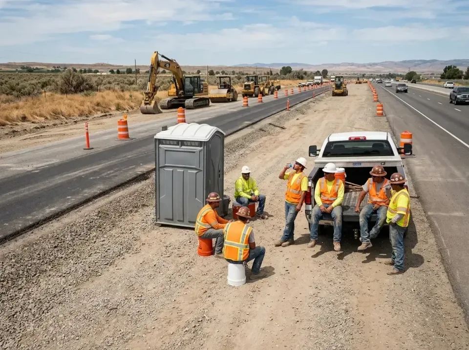 highway-road-construction-crew-007 — frequently asked questions, Porta Potty and Restroom Rentals in Perris, CA